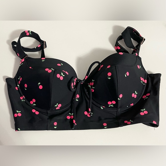 Smart & Sexy Womens Plus-Size Long Lined Underwire Bikini Top - Picture 2 of 4